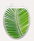 Palm Frond Toilet Tattoo
