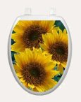Sunflowers Toilet Tattoo