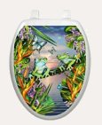 Frogs in the Moonlight Toilet Tattoo