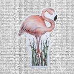 Flamingo Screen Door Saver Magnets