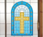 Grace Stained Glass Window Film