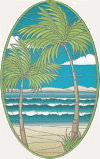 Island Oasis Stained Glass Centerpiece Film