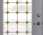 Monterey Sun Stained Glass Privacy Window Film