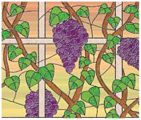 Napa Privacy Stained Glass Window Film