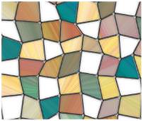 Savannah Privacy Stained Glass Window Film